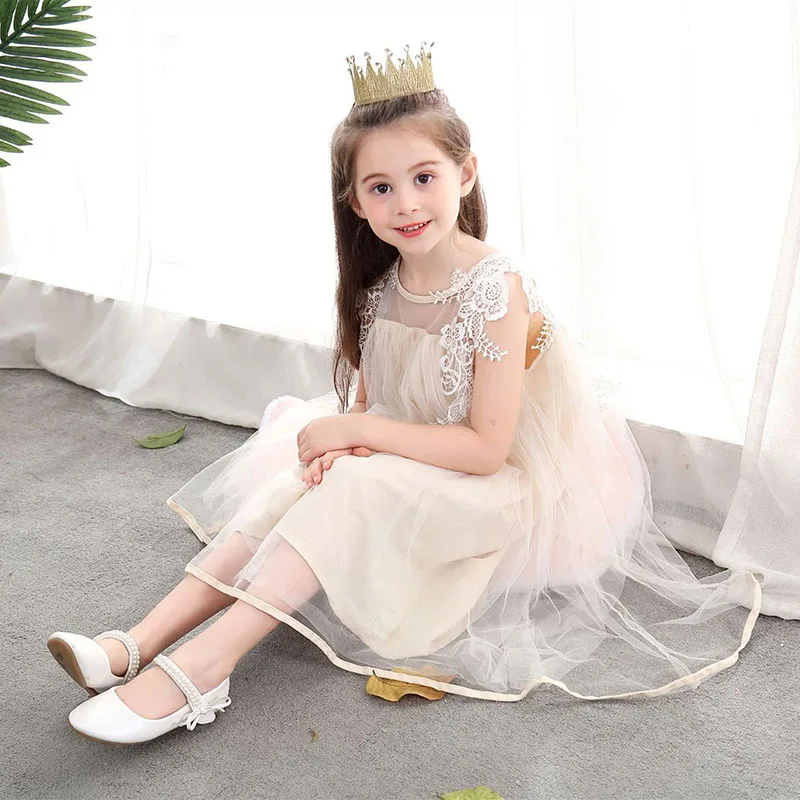 VFOCHI Girl Princess Dresses Summer Cute Girls Clothes Elegant Lace Baby Kids for 2-10Y Ball Gown tutu | Детская одежда и обувь