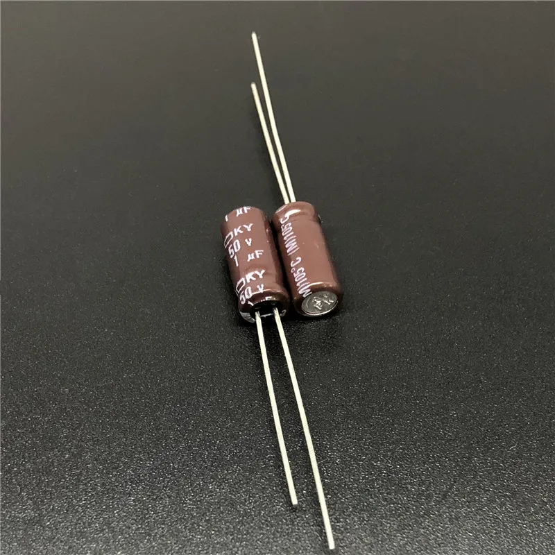 

50pcs 1uF 50V NIPPON NCC KY Series 5x11mm Low ESR 50V1uF Aluminum Electrolytic Capacitor