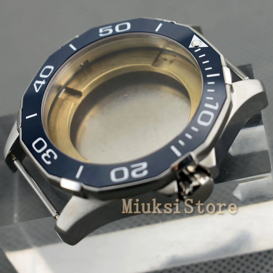 45 мм Футляр для наручных часов подходят часы Parnis Miyota 8205/8215/821A Mingzhu DG 2813/3804 ETA 2836 |