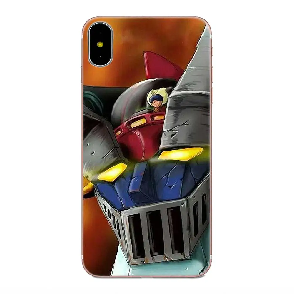 Аниме Grendizer G5 японский робот ТПУ сотовый Чехол для Moto G G2 G3 G4 HTC 530 626 628 630 816 820 One A9 M7 M8