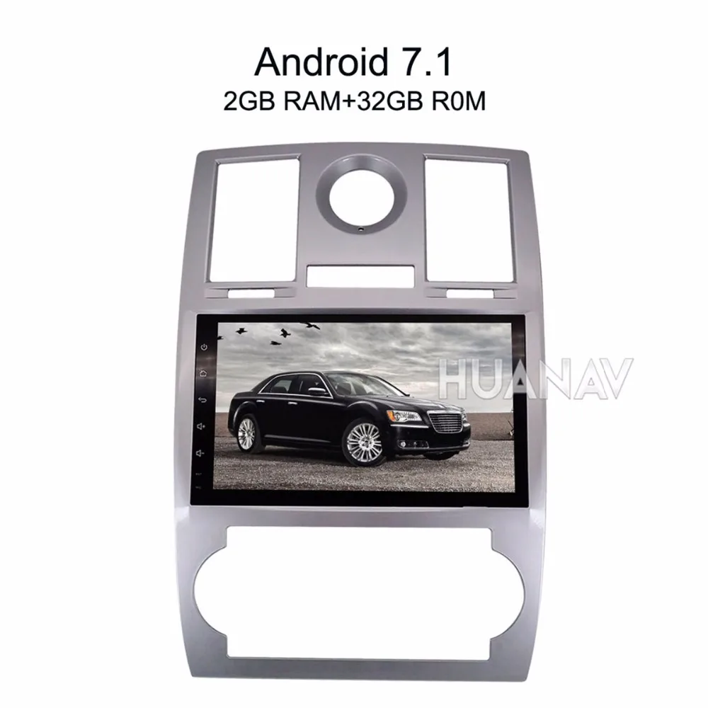 Автомобильный DVD плеер с GPS навигацией радио для Chrysler 300C Jeep Dodge 2000 2014 Android 7 1 2 Гб ОЗУ