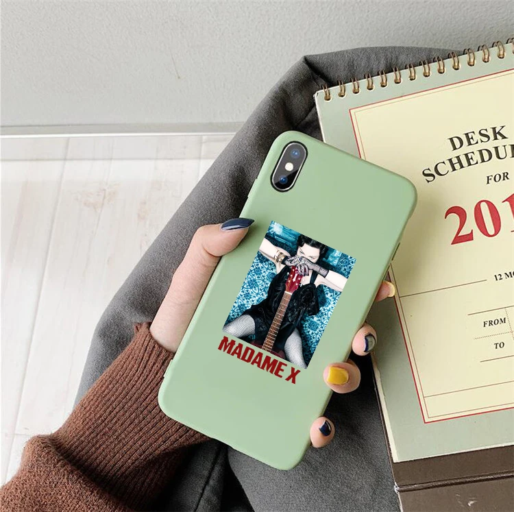 Чехол для телефона madonna madame x для iPhone X 7 Plus XS 10 чехол силиконовый чехол для телефона для iPhone 6S 8 6 Plus XS Max 11 чехол s - Цвет: LHSR-22098