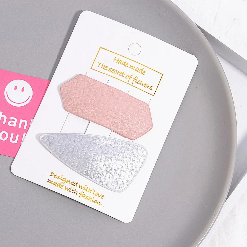 Блестящая заколка для волос Русалочки 2 шт. милый ободок из блестящей кожи цвета