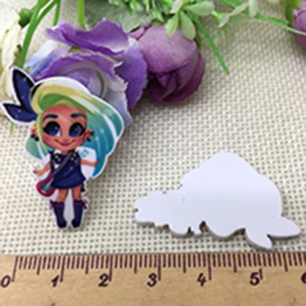 10pieces 10 шт. kawaii Мультфильм Новая фигурка персонажа из мультфильма ремесла плоские задние смолы лук Diy шпилька аксессуары для волос головной убор MagNICI61 - Color: 10pieces