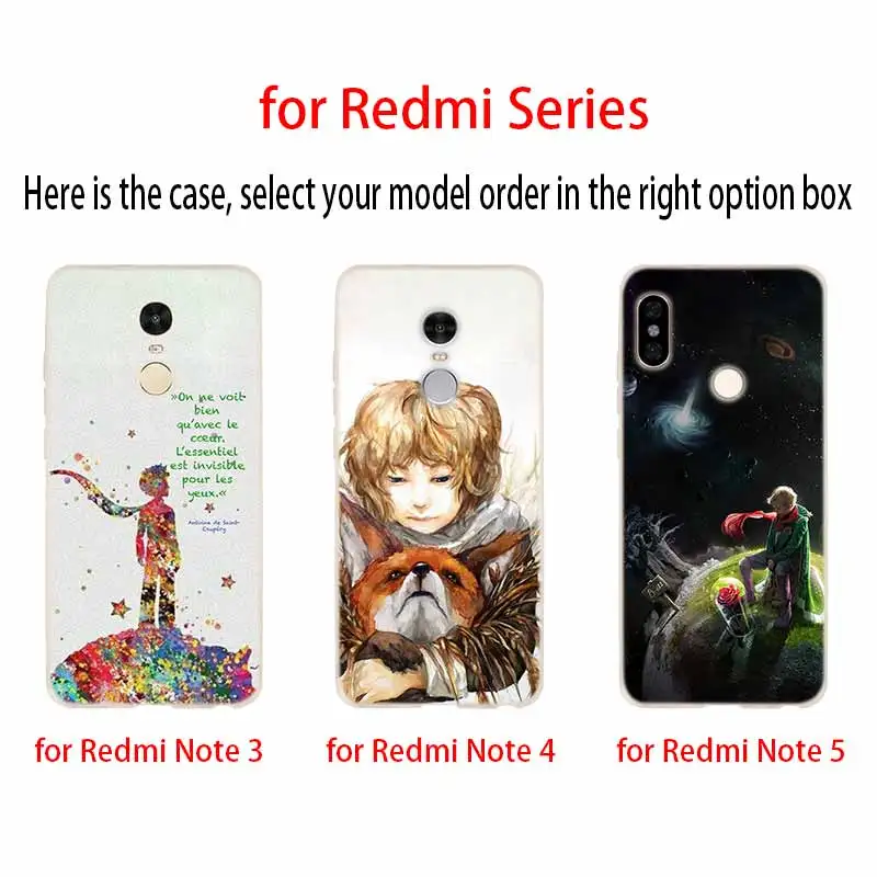 Мягкий чехол The little prince Rose fox для Xiaomi Redmi 9A 8A 7A Note 10 9 8 7 Pro Max 10S 9S 8T роскошный