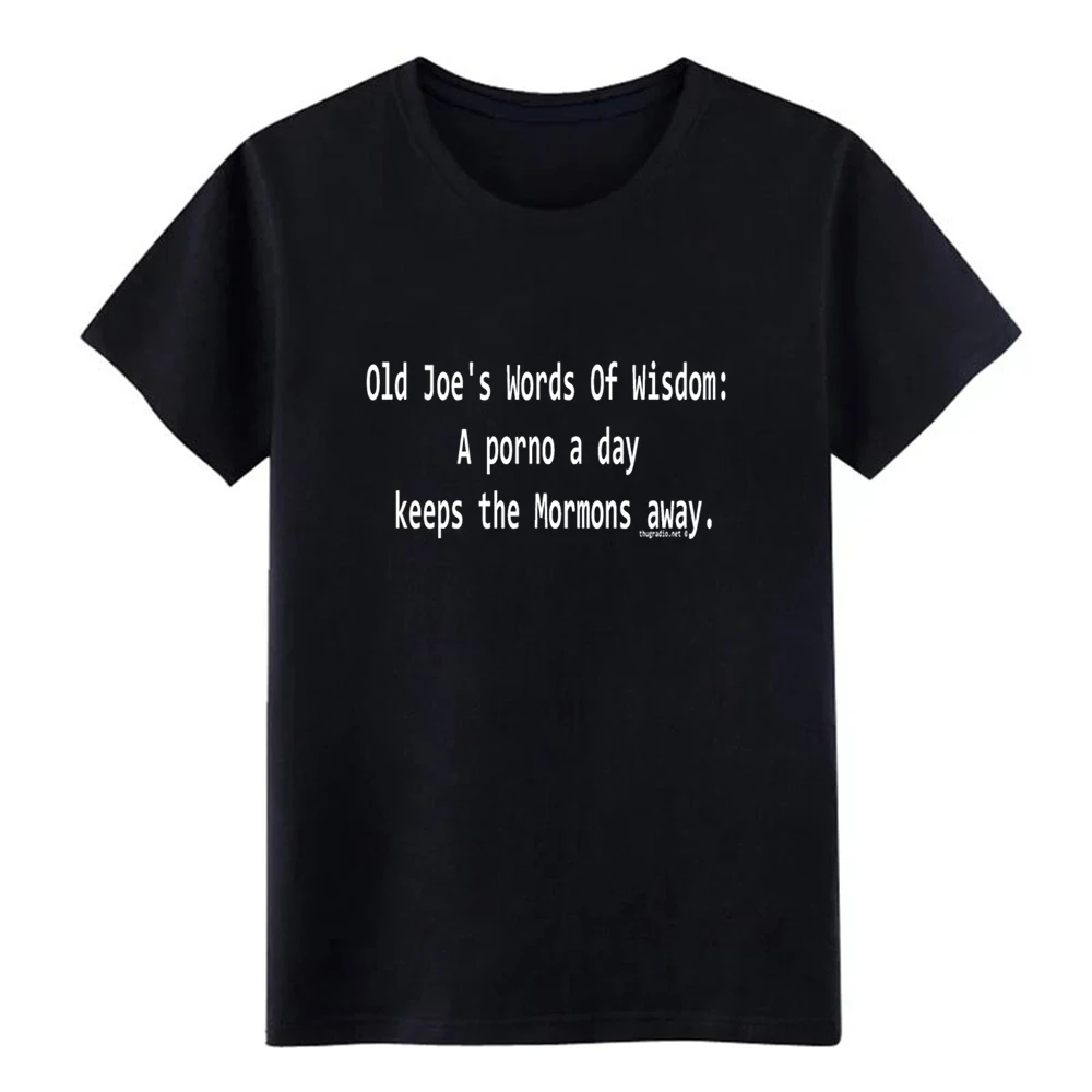 Мужская футболка mormon _ porno_negative дизайнерская с коротким рукавом S XXXL homme подарок