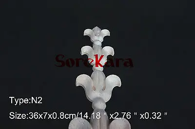 N2 -36x7x0 8 см деревянная длинная Onlay аппликация Неокрашенная рамка дверь деколь