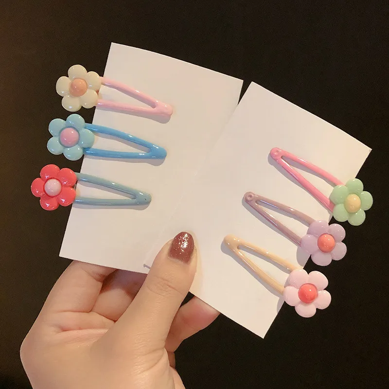 3 шт./компл. заколки для волос карамельных цветов маленькие женские в Корейском