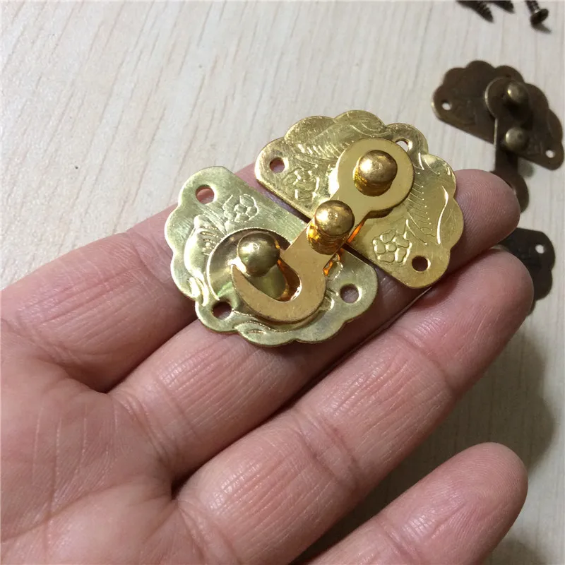 Винтажная железная защелка декоративная DIY Ювелирная Подарочная деревянная