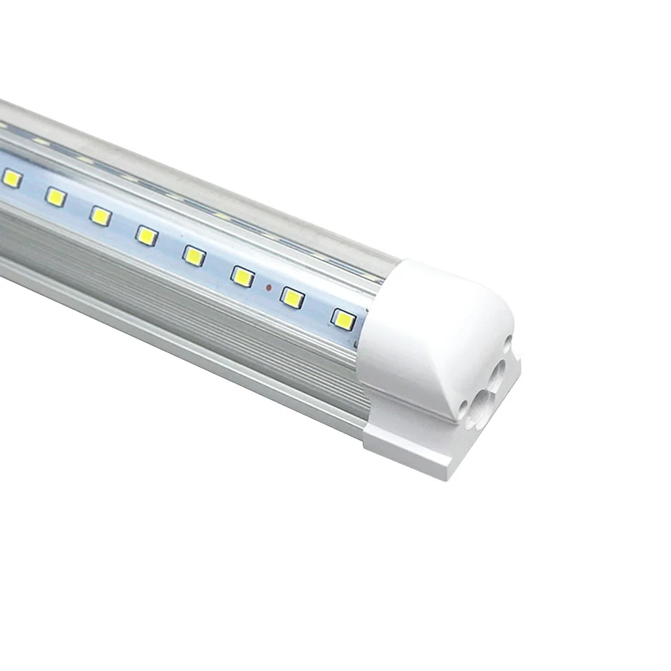 V Shape LED T8 интегрированная трубка 1200 мм 85 265 в 4 фута 6 футов 8 флуоресцентный свет