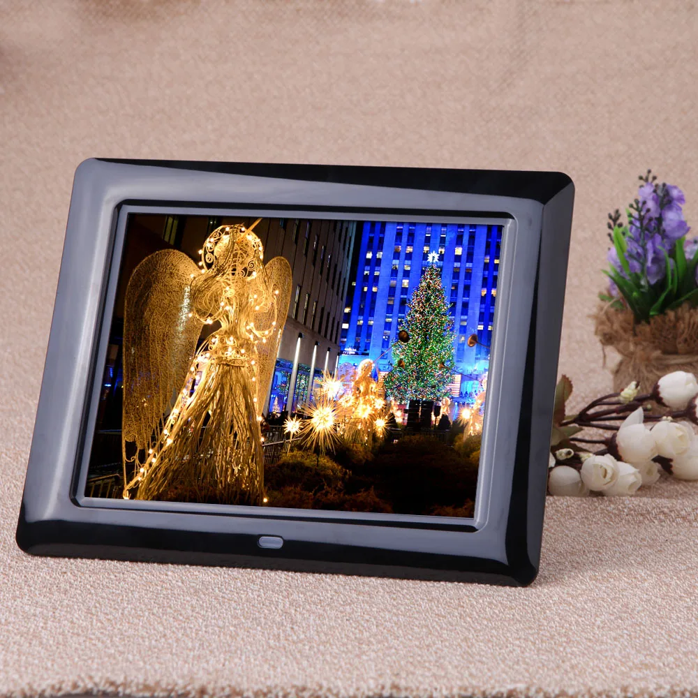 Цифровая фоторамка Andoer 8 дюймовая HD рамка для настольного ПК MP3 MP4 видеоплеер