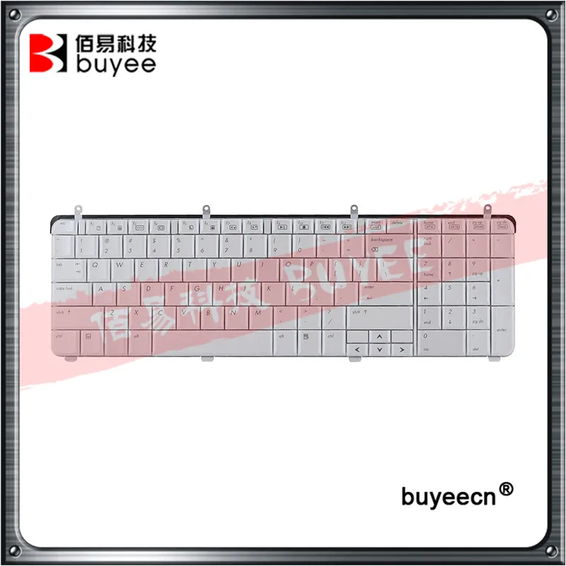 Черно белая клавиатура для ноутбука HP Pavilion DV7 2000 3000 US 90% Новинка|us keyboard|keyboard for hp