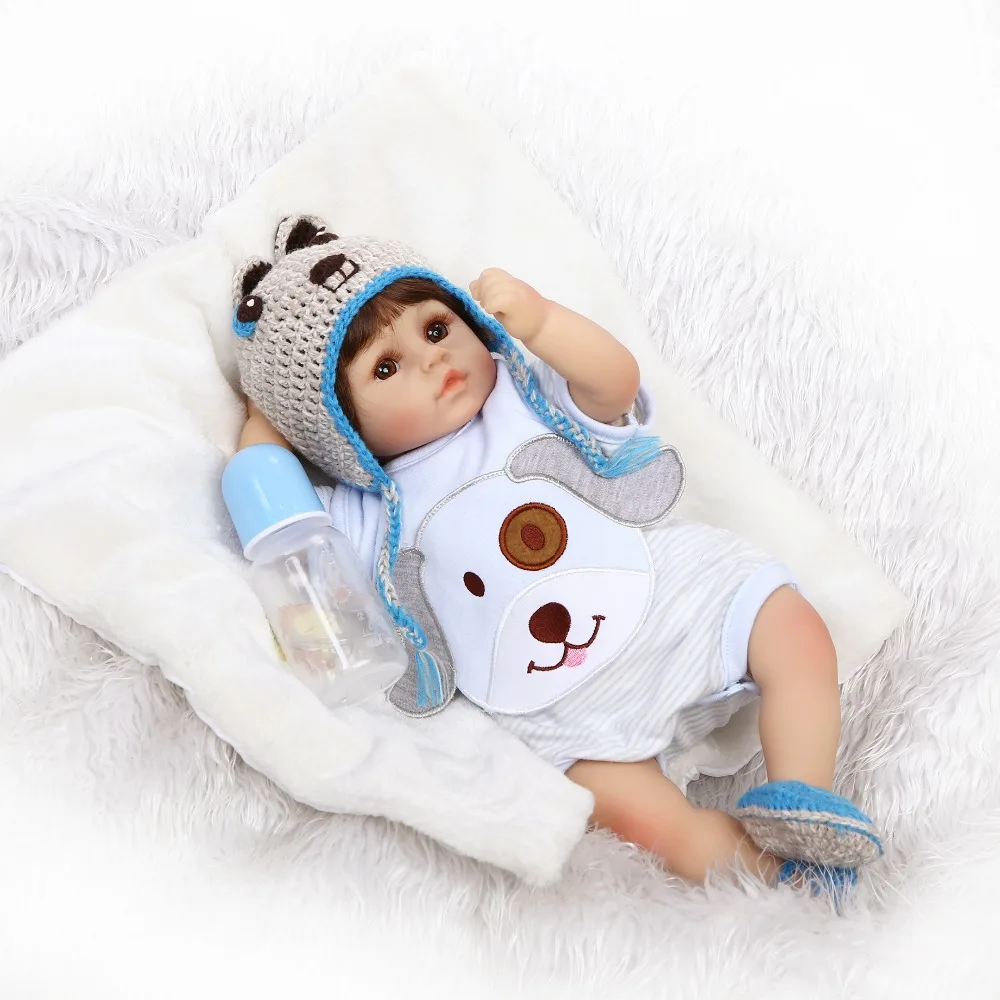 NPKCOLLECTION 47 см силиконовая кукла reborn baby girl Кукла оптовая продажа игрушки для