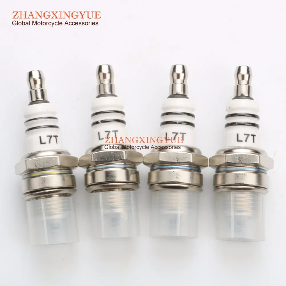 

4 шт. L7T Свеча зажигания для 33cc 43cc 47cc 49cc 2-тактный двигатель карманного велосипеда