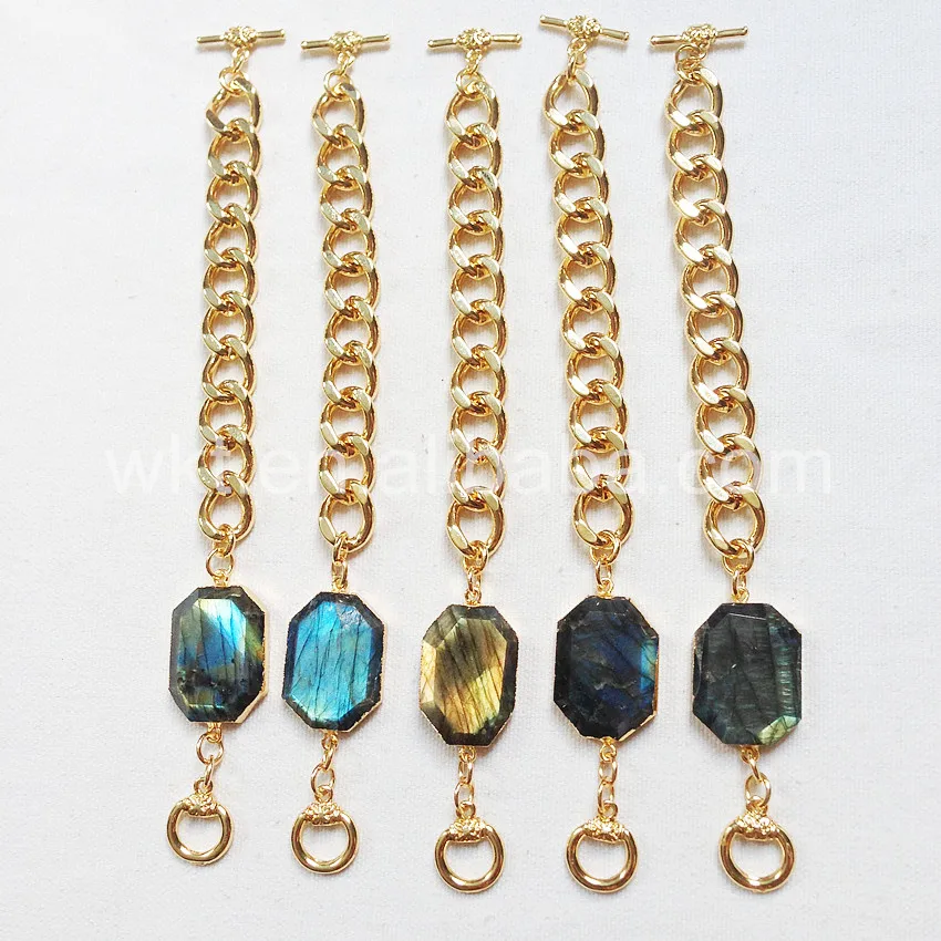 Женский уникальный дизайн браслет цепочка из 24 каратного золота