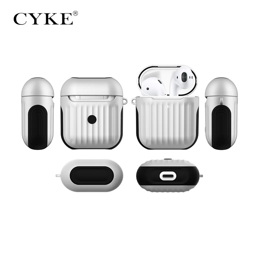 

CYKE Wireless Bluetooth Earphone Case For Apple AirPods Cover Headphone Protective Accessories For AirPods 2