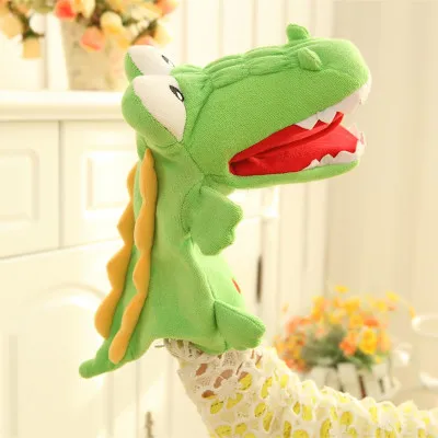 Candice guo плюшевая игрушка мягкая кукла ручная динозавр лиса пингвин слон крокодил