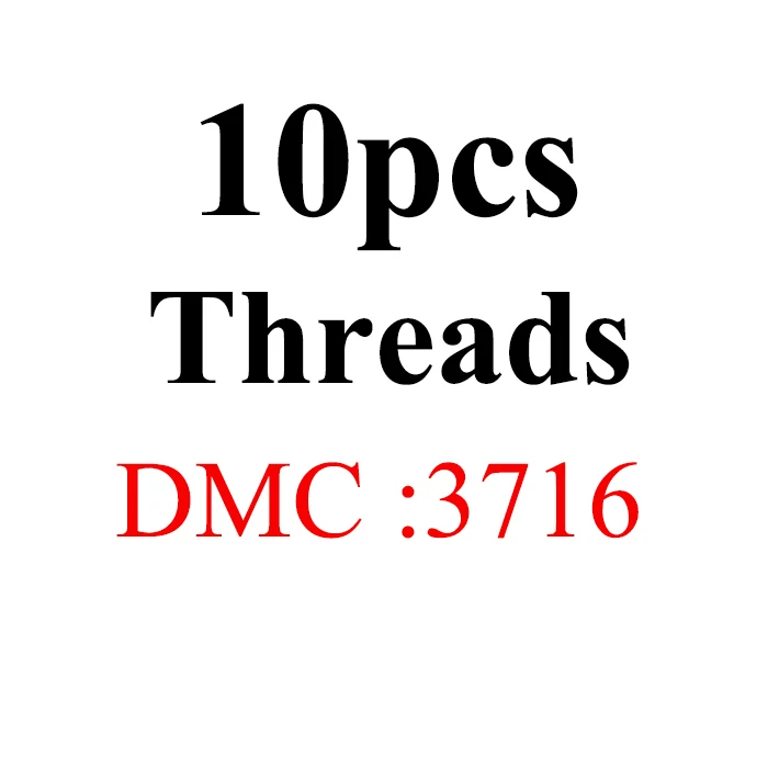 1.2m10pcs-DMC3716 Golden Panno DIY DMC 3350-3733 вышивка нитью нитки 10 шт./лот 1,2 м Набор для вышивки крестом наборы для вышивки крестом 11,12 - Цвет: 1.2m10pcs-DMC3716