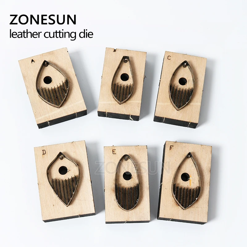 ZONESUN, кожаные серьги, кольцо для резки, кисточка, сталь, правило, Штамповочный Инструмент, сделай сам, режущий инструмент для рукоделия, перфоратор, ножи, форма