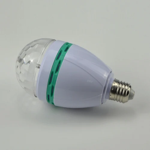 1 шт. 6 Вт полноцветный RGB из светодиодов авто вращающаяся сцена E27 ac85v-250v 265 В