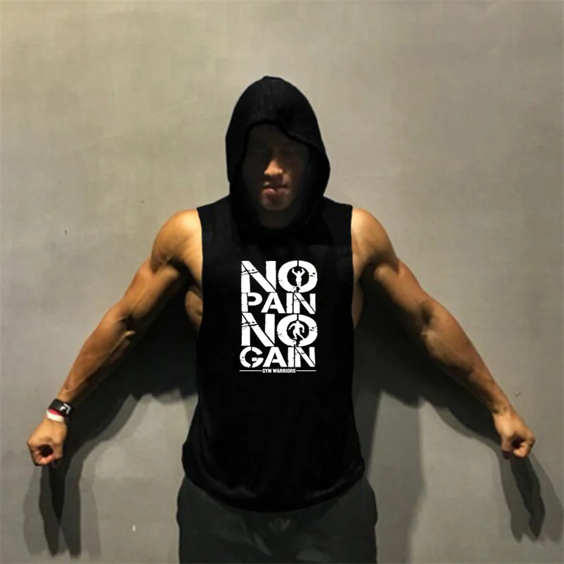

New 2022 cotton muscle shirt clothing tank top men Fitness sleeveless tops bodybuilding stringer gymnasium vest plus size