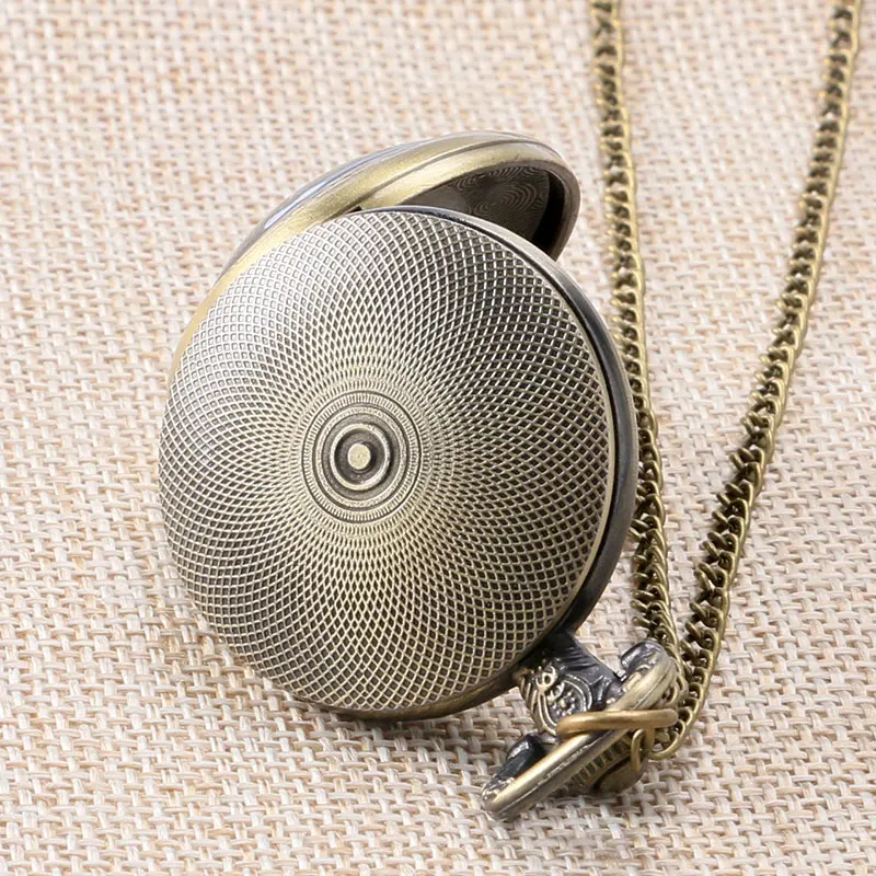 

Janpan Anime Cosplay Fullmetal Alchemist Theme Bronze Glass Dome Quartz Pocket Watch With Necklace Chain Gift For Boys