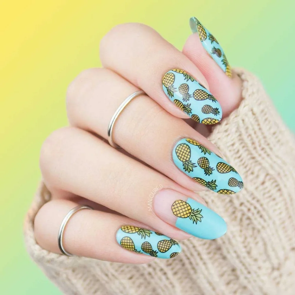 Born Pretty DIY пластина для стемпинга для нейл-арта Цветочные Животные Мультфильм Цветок Изображение Шаблон лак для ногтей трафарет инструмент для маникюра