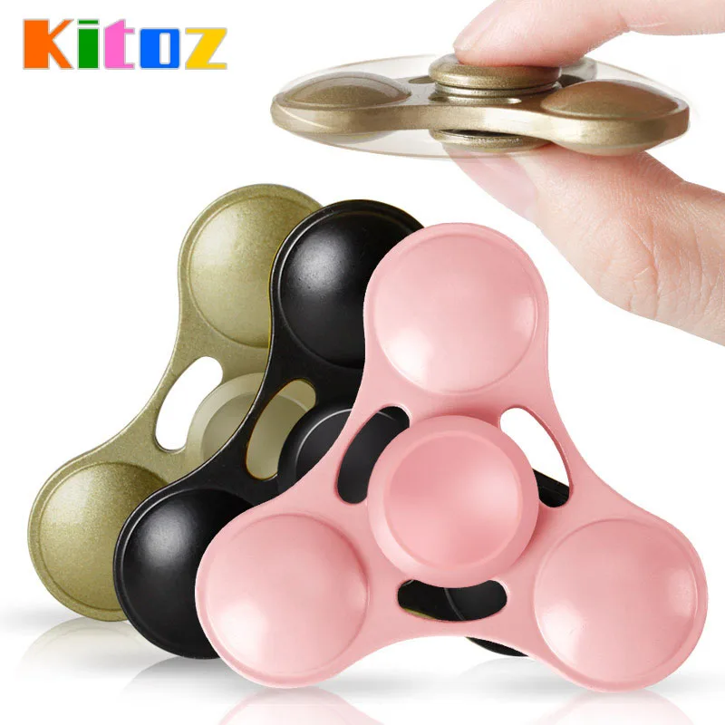 Металлический Спиннер для пальцев из сплава тройной металлический алюминиевый