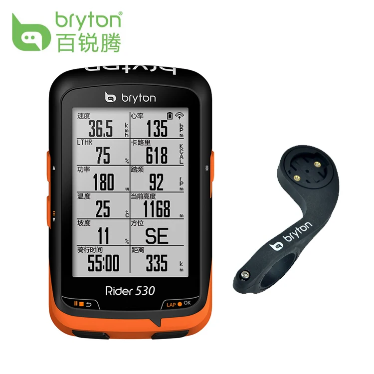 Bryton 2018 Новый Rider R530E и R530T GPS велосипедный велосипед компьютер удлинитель