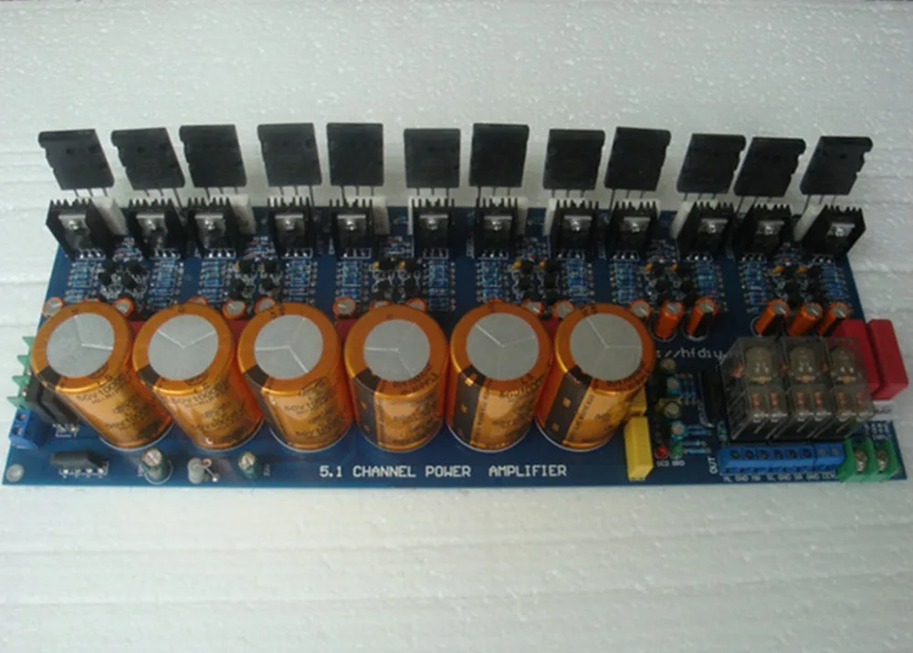 Оригинальная раздельная Плата усилителя 5200 / 1943 TTC5200 ttaeas 100W * 6 5 1 chennel Pure post