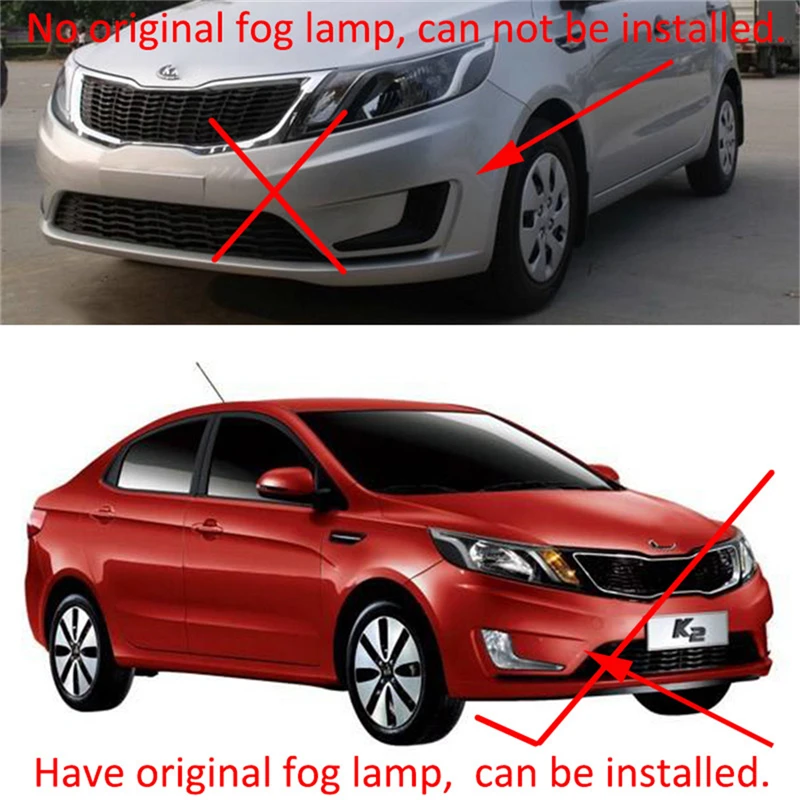 Автомобильная проблесковая для KIA Rio K2 2011 - 2014 светодиодный DRL Дневной светильник