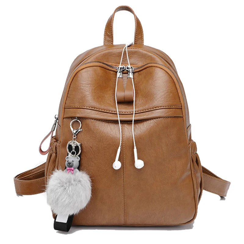 Chuwanglin Модный женский рюкзак из натуральной кожи, школьный рюкзак mochila feminina, простой рюкзак, дорожные сумки B5180