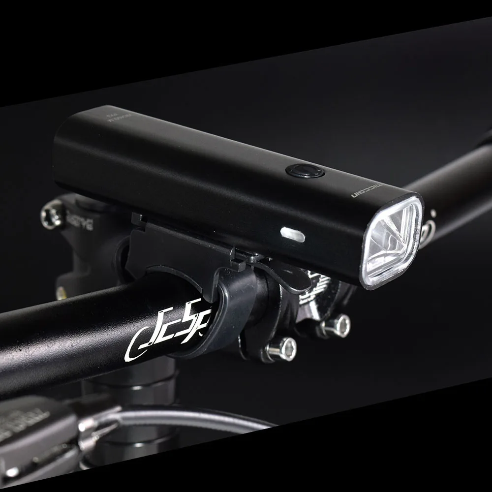 ضوء دراجة LED الدراجة السوبر مشرق الجبهة الخلفية مجموعة فانوس للدراجات مضيا USB مصباح COB قابل للشحن ملحقات المصابيح MICCGIN