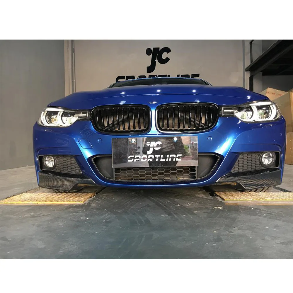 Углеродное волокно переднего бампера Splitter фартук закрылки для BMW 3 серии F30 320i 325i