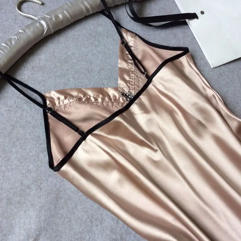 Женское нижнее белье кружевное сатиновое мини-платье-стринги 2018 | Тематическая