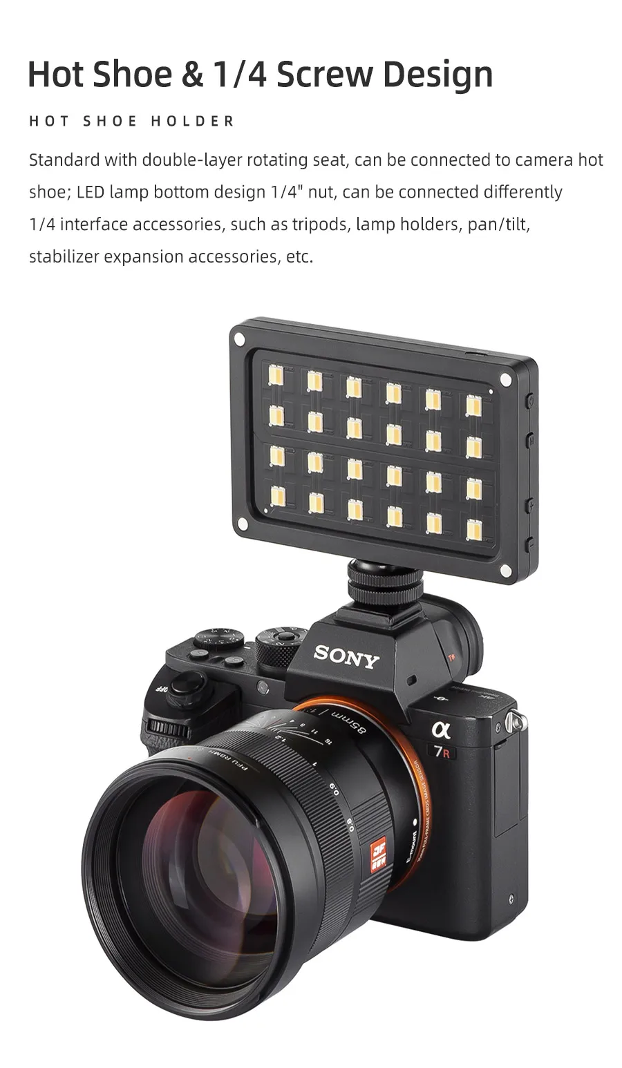 Viltrox RB08 двухцветный 2500 K-8500 K мини видео светодиодный свет портативный заполняющий свет встроенный Аккумулятор для камеры телефона съемки студии