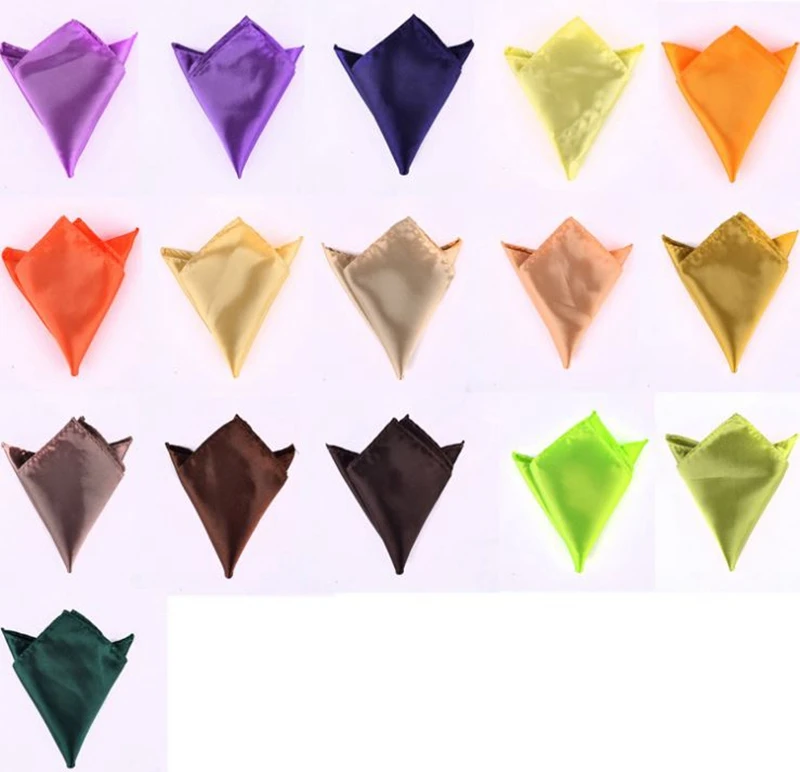 Бесплатная доставка + оптовая продажа Карманный квадратный шелковый платок