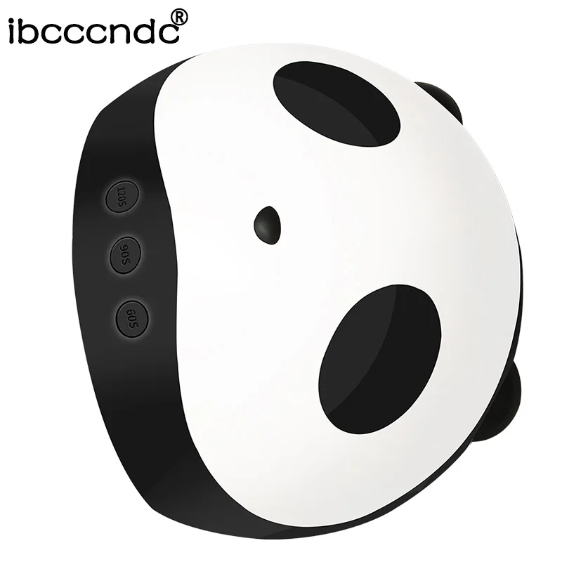 

New Panda UV LED Nails Lamp for Double Light 36W Auto Motion Nail Dryer Curing Gel Polish With 60s/90s/120s Nail Art Tools