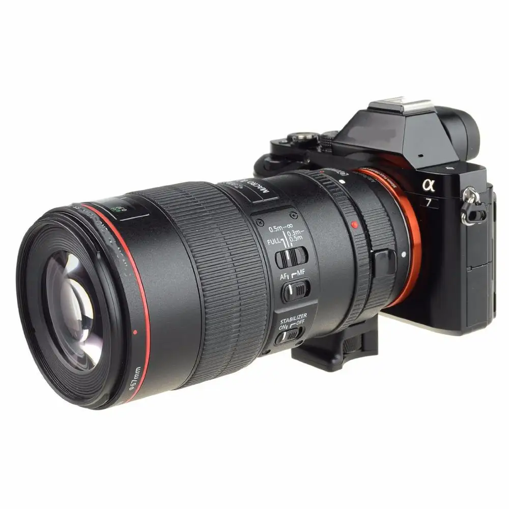 Переходное кольцо COMMLITE с автофокусом EF для объектива защитой от тряски Canon EF-S