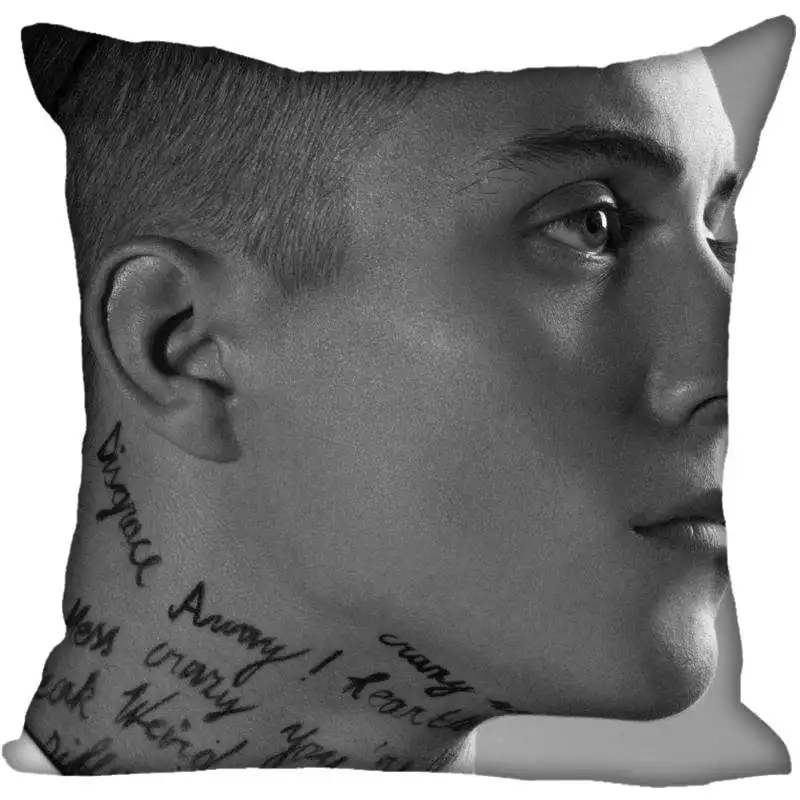 Изготовленный На Заказ Loic Nottet квадратная наволочка изготовленный на заказ Чехол для подушки на молнии 40x40,45x45 см(с одной стороны - Color: Pillowcase  6