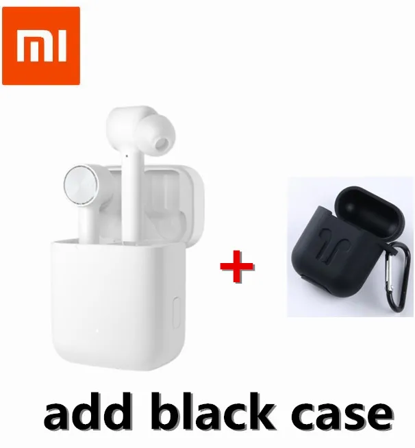 xiaomi Airdots pro Air TWS Bluetooth гарнитура истинные беспроводные стерео спортивные наушники ANC переключатель ENC автоматическая пауза управление - Цвет: airdots air ad black