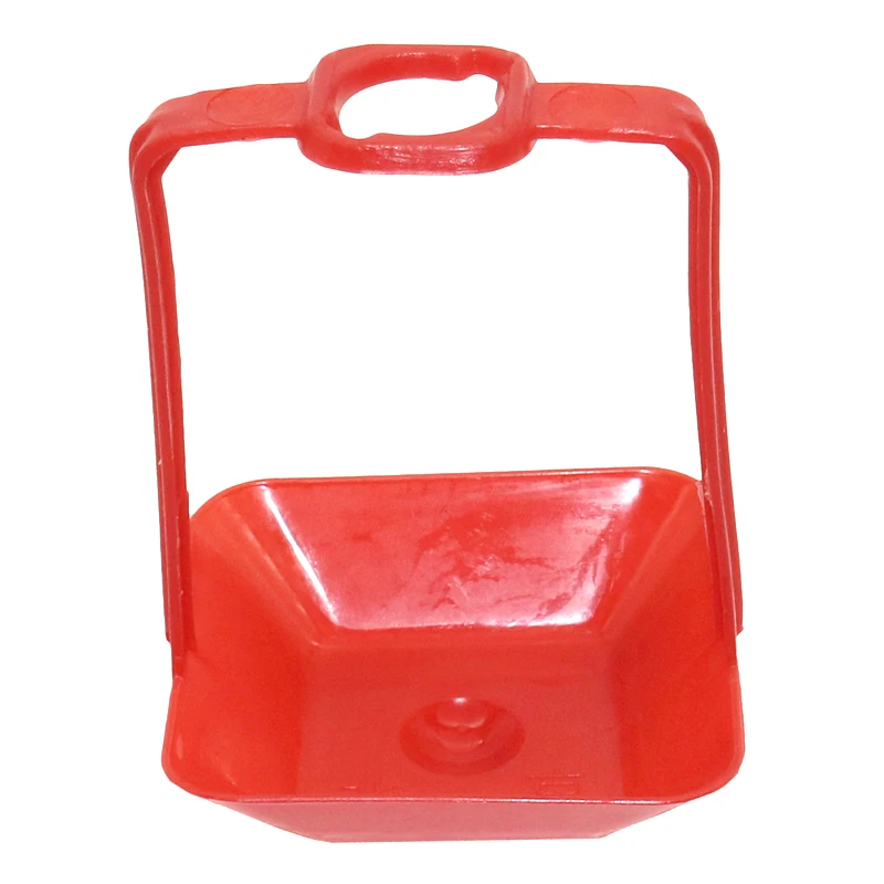 Автоматическая поилка для перепелок птицы 100 шт. красная подвесная чашка желтая