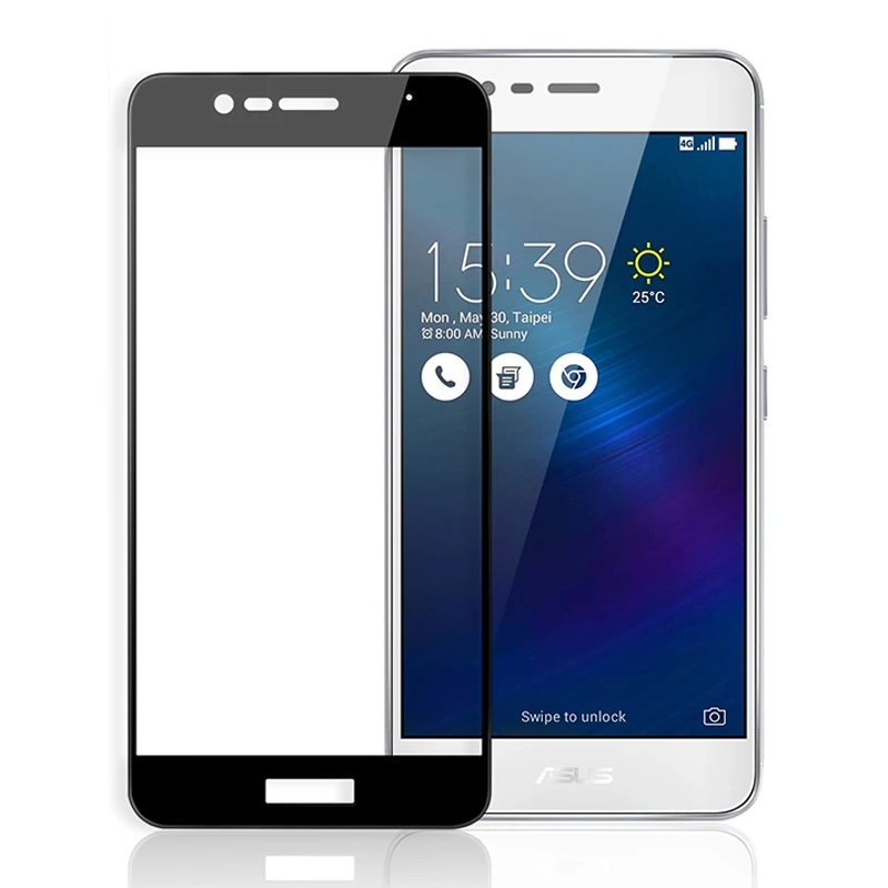 Закаленное стекло с полным покрытием для Asus ZenFone 3 Max ZC520TL защитная пленка ASUS X008D