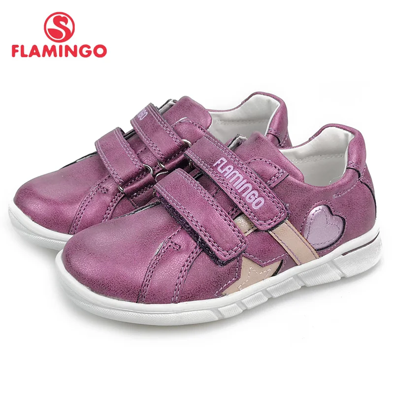Весенние ортопедические кожаные стельки FLAMINGO детская повседневная обувь
