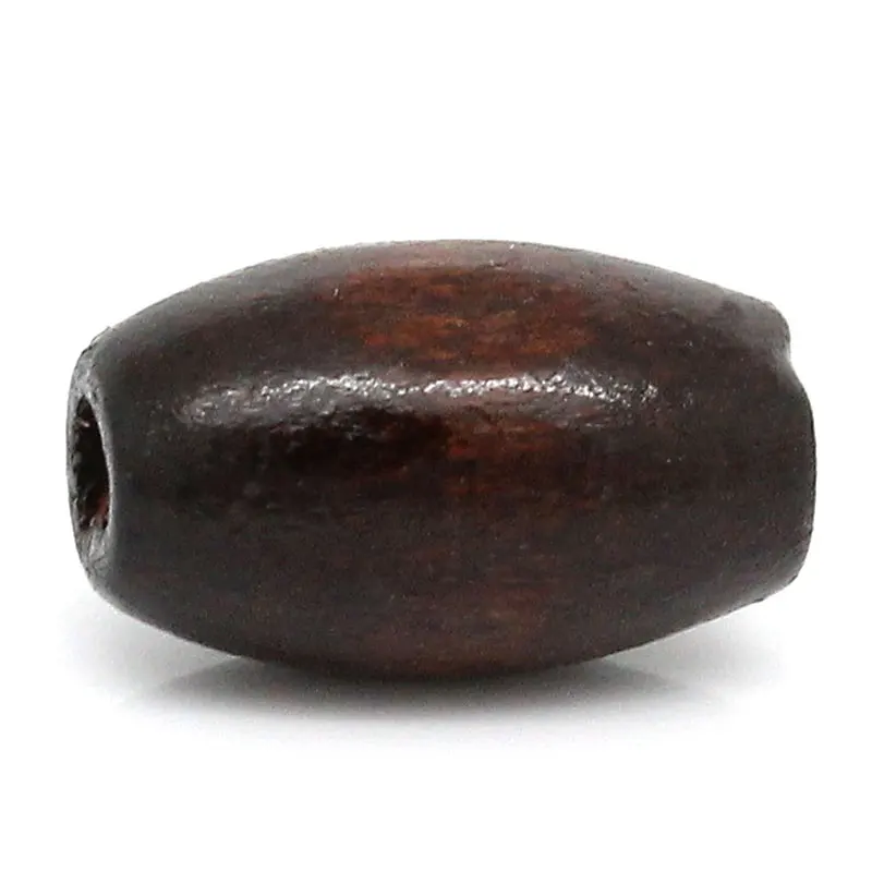 Горячая Распродажа деревянных бусин в форме овальных Кофе для изготовления