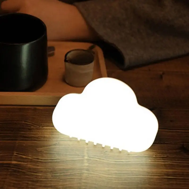 Облачный ночник беспроводные настенные светильники LED USB голосовой датчик