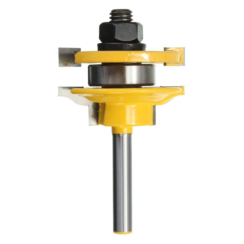 Shank Rail And Stile Wood Router Bit Set Standard Ogee Woodworking Drill Cutter Power Tool Kit 2Pcs/set 1/4 Inch | Инструменты