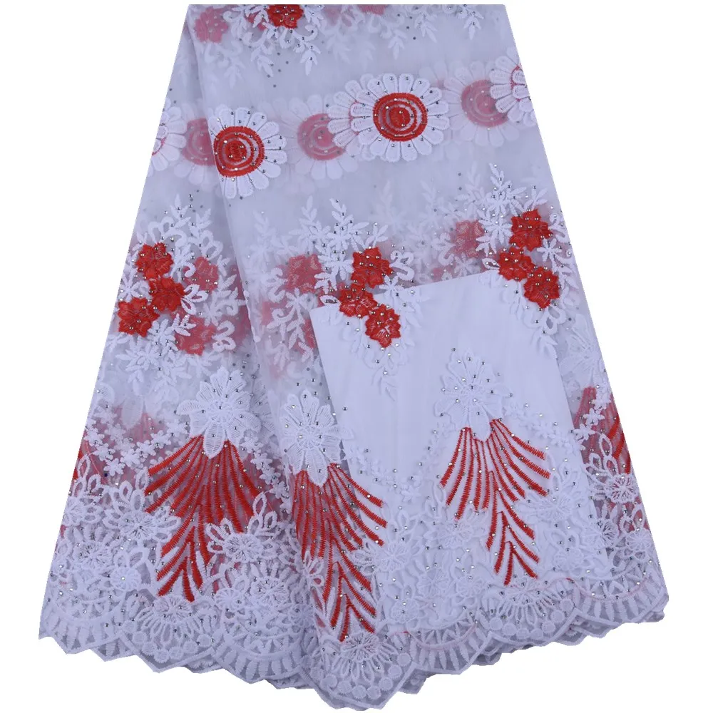 

Pure White French Milk Silk Lace Fabric High Quality Soft Milk Silk Lace Fabric With Stones For Nigerian Wedding Milk Silk F1653