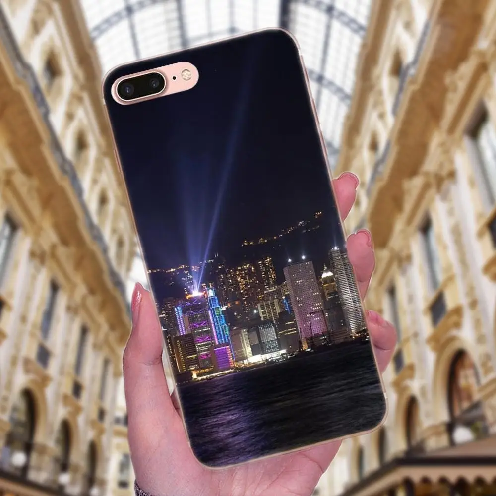 Красивые чехлы для телефонов дизайн заката Нью-Йорка Skyline City Samsung Galaxy Note 5 8 9 S3 S4 S5 S6
