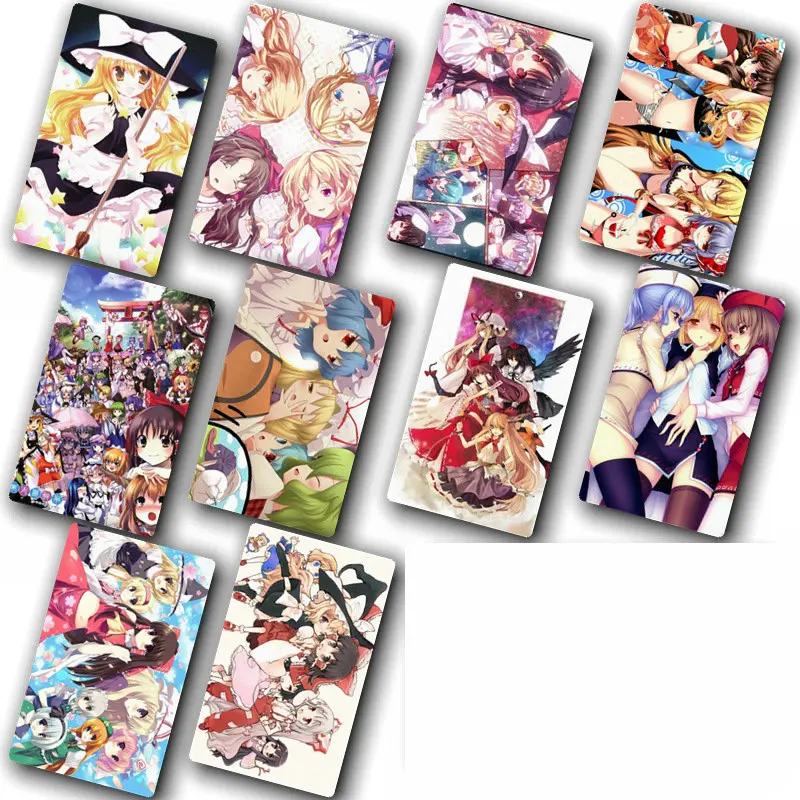 Стикеры для аниме карт TouHou Project набор сделай сам водонепроницаемая карта